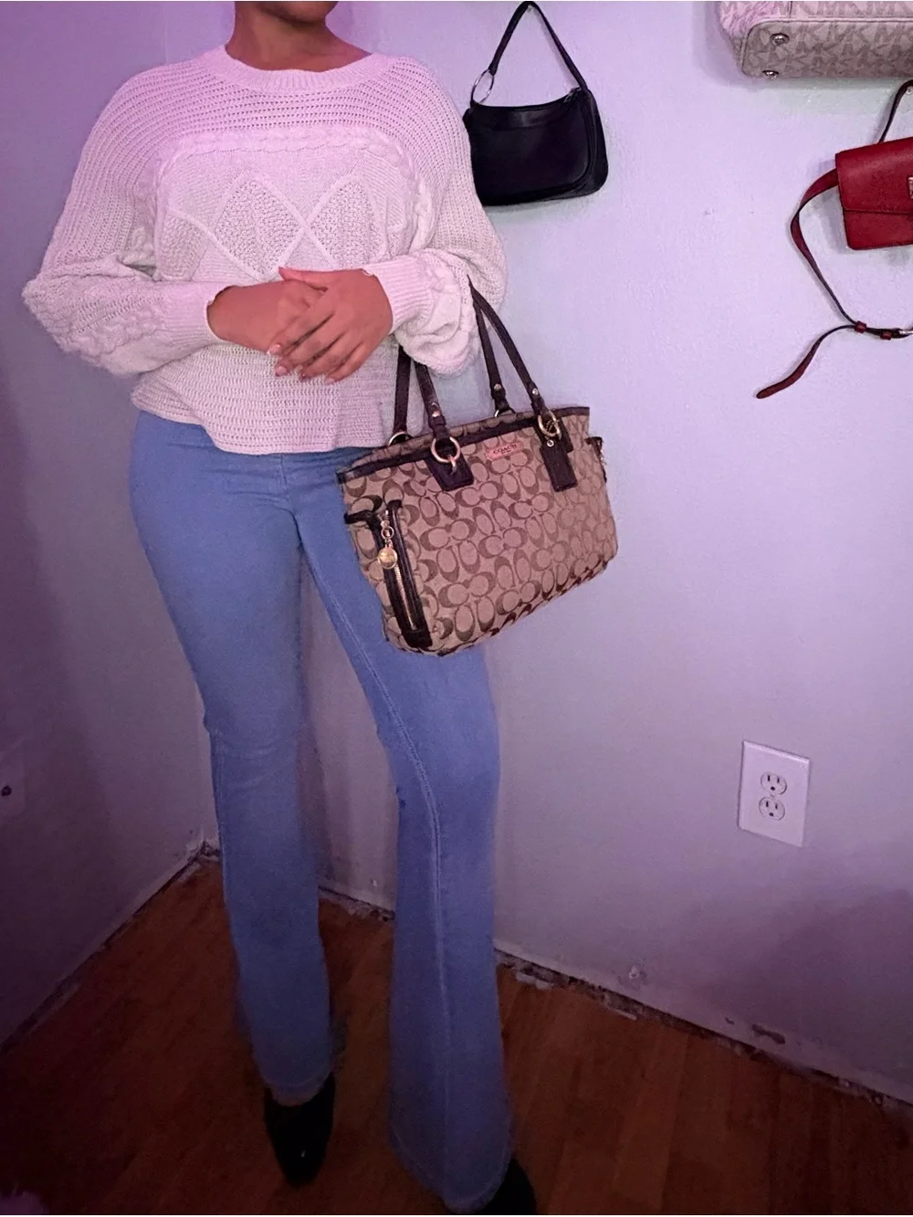 Target Beige Knitted-Pattern - Picture 4 of 6